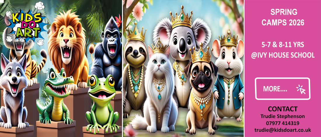 Kids Do Art are passionate about teaching children art. We offer a range of exciting 2D and 3D projects that have been developed to encourage creativity and to broaden visual language. This is a wonderful way for children to learn technique and to express their creativity under the supervision of professional artists. Skills will be developed in drawing, painting and model making.